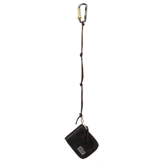 Aries Vintage Leather Bobby Wallet Brown