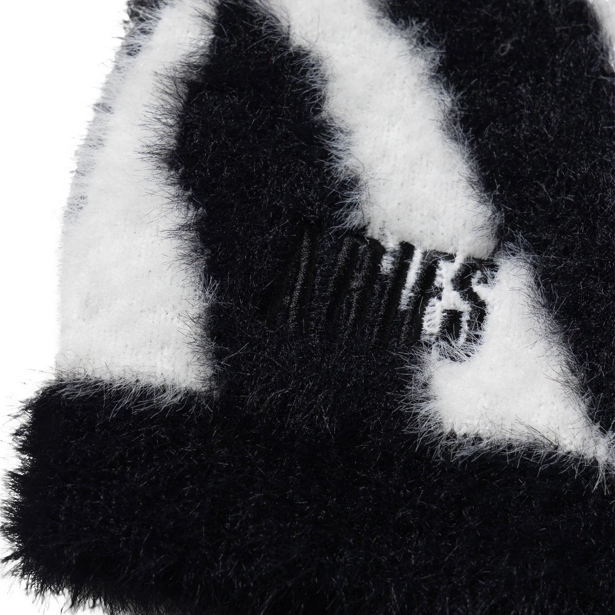 Aries Brushed Zebra Skull Beanie