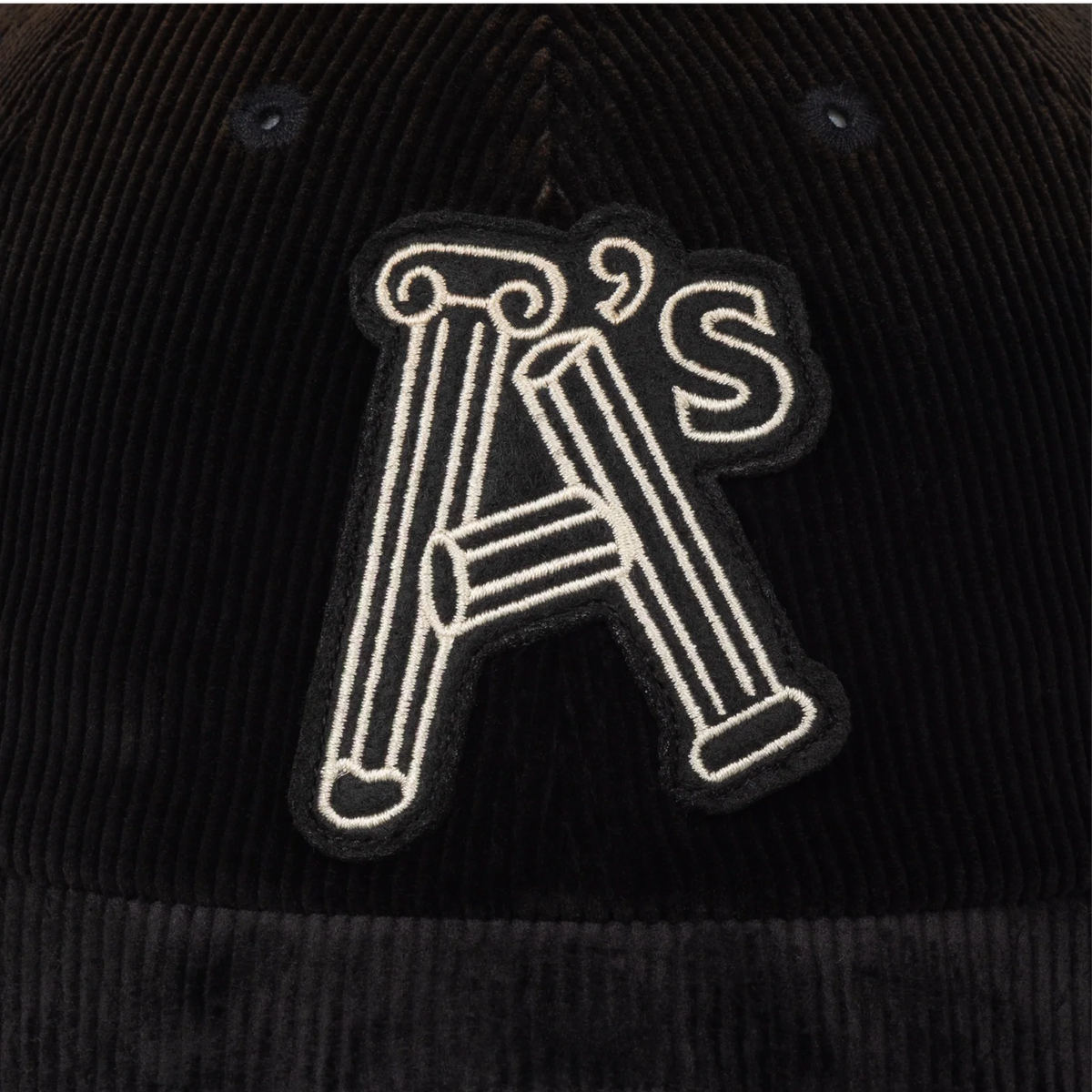 Aries Column A Cord Sunbleach Cap Black