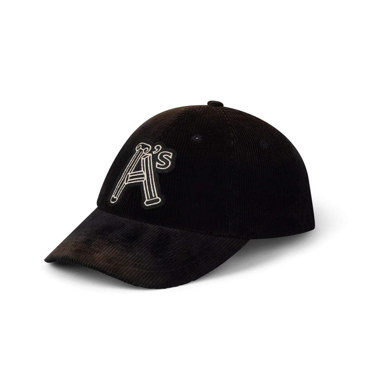 Aries Column A Cord Sunbleach Cap Black