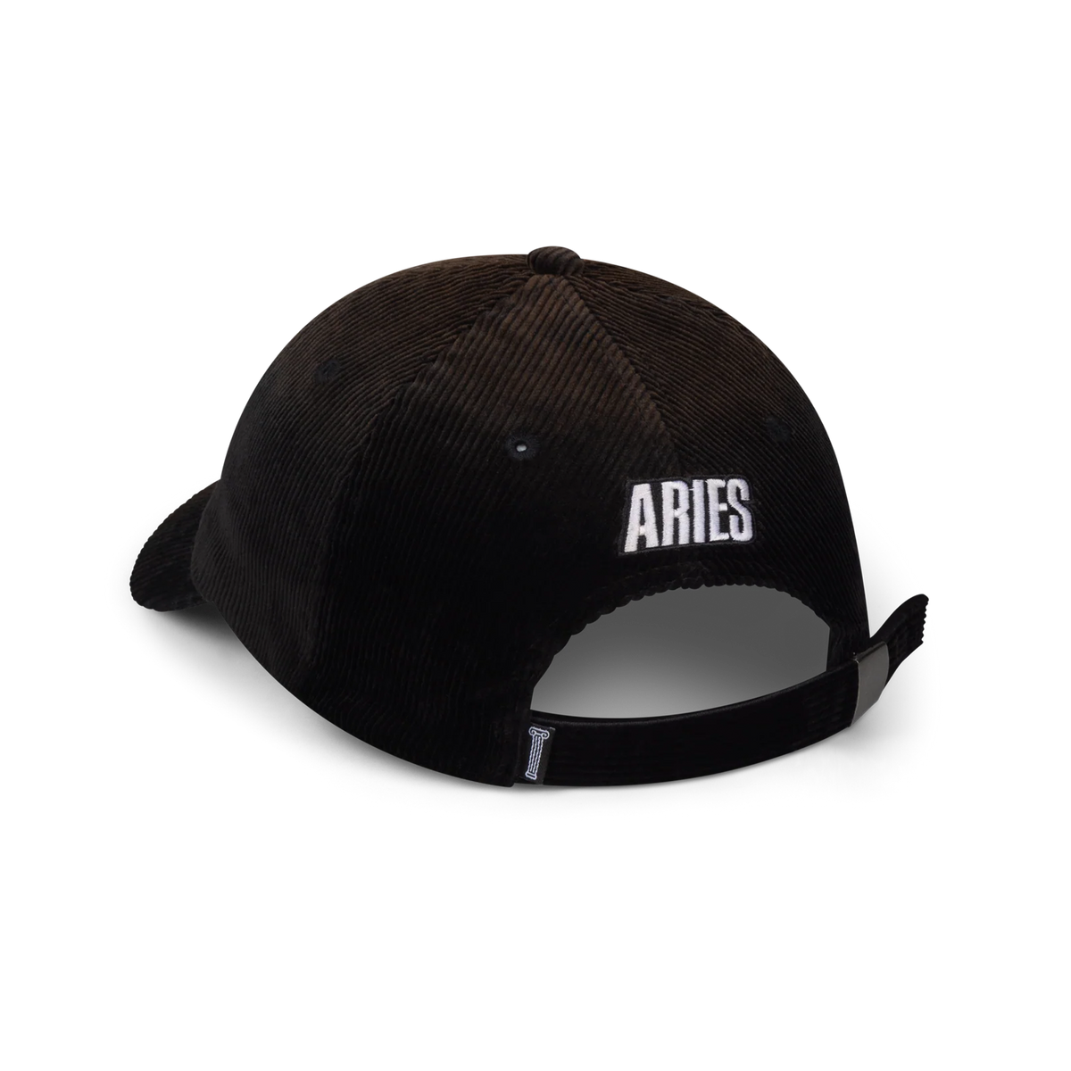 Aries Column A Cord Sunbleach Cap Black