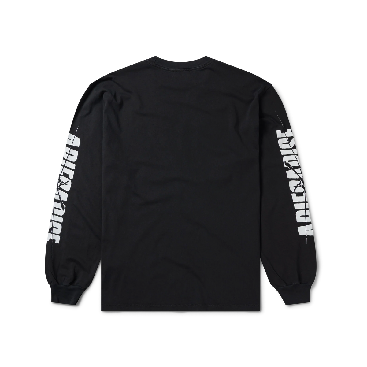 Aries Faded I'm Cross Long Sleeve T-Shirt Black