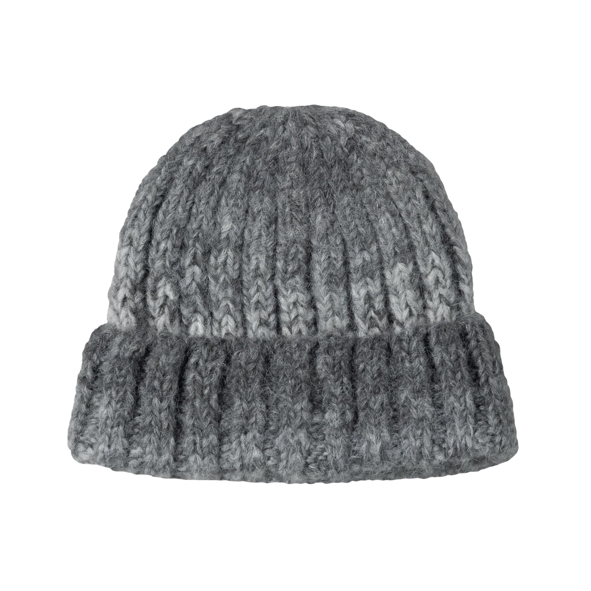 Aries Space Dye Rib Knit Beanie Grey