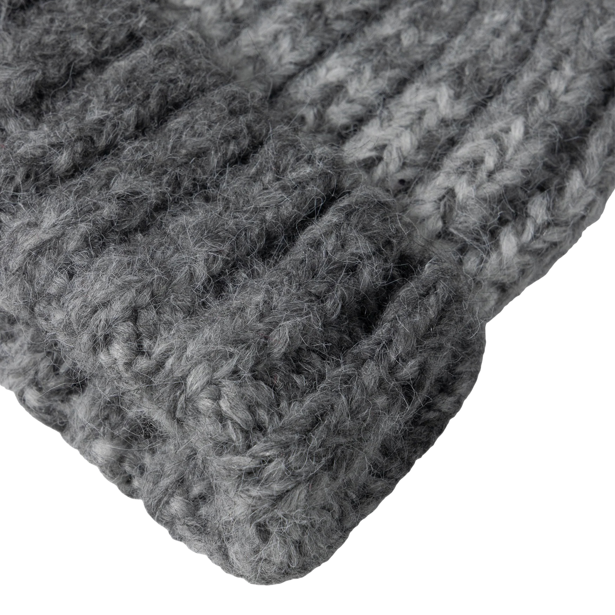 Aries Space Dye Rib Knit Beanie Grey
