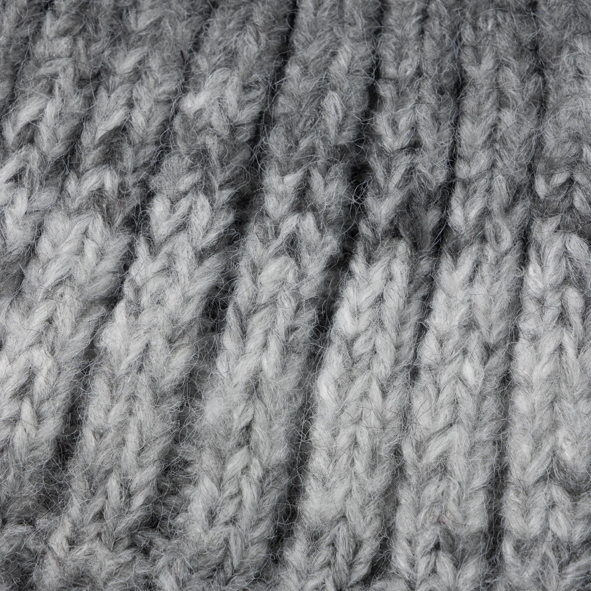 Aries Space Dye Rib Knit Beanie Grey