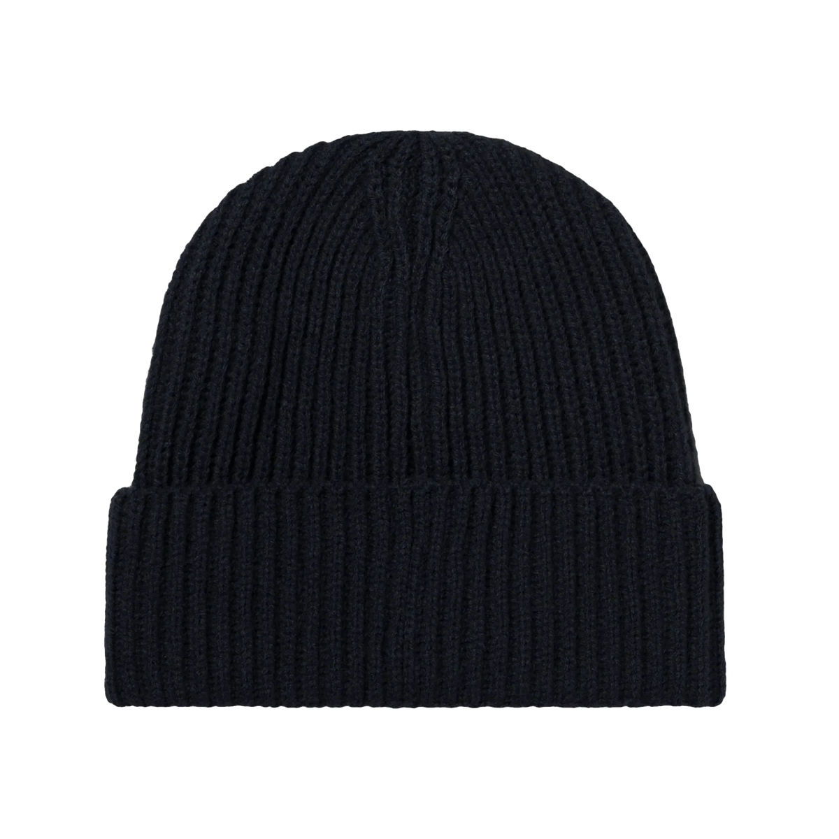 Aries Temple Patch Rib Knit Beanie Black