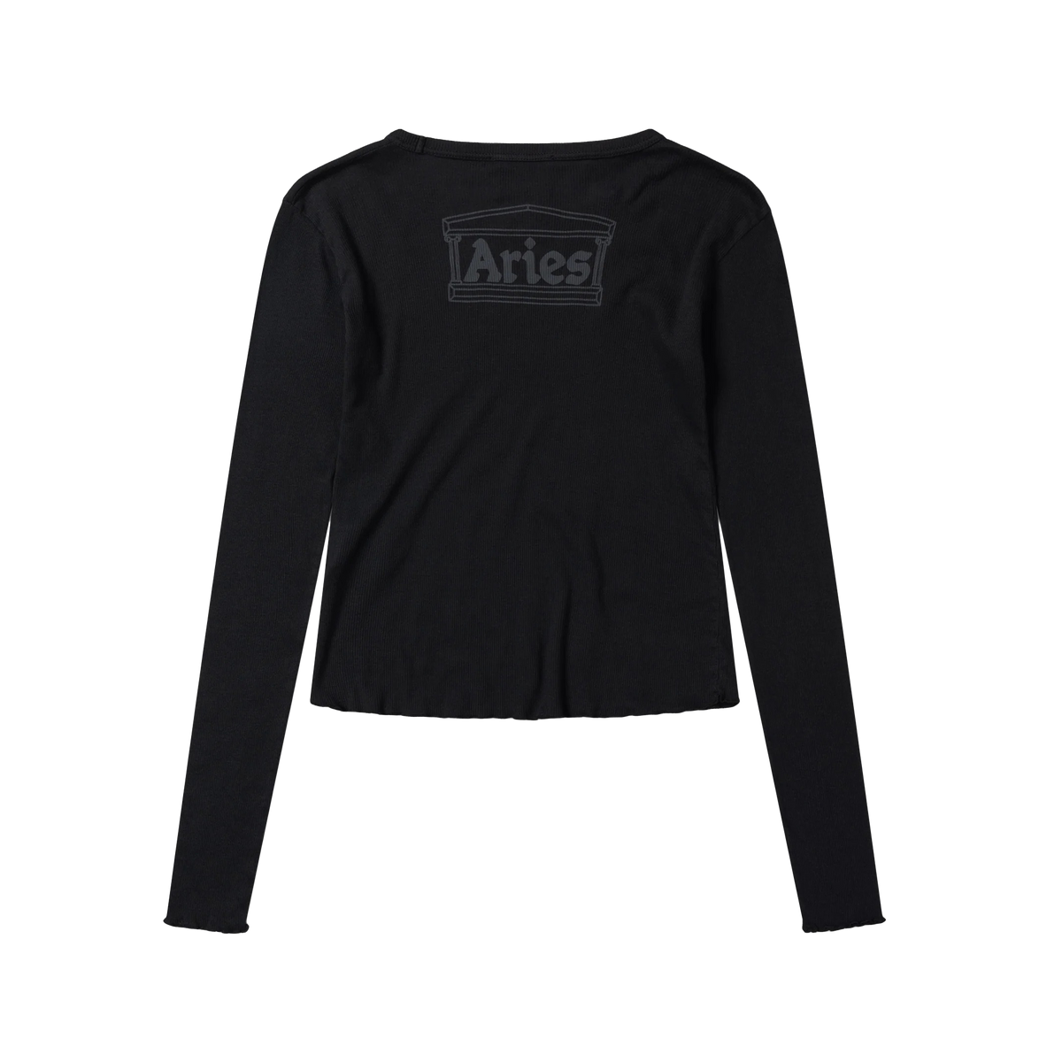 Aries Women's Barbed Love Baby Long Sleeve T-Shirt Black