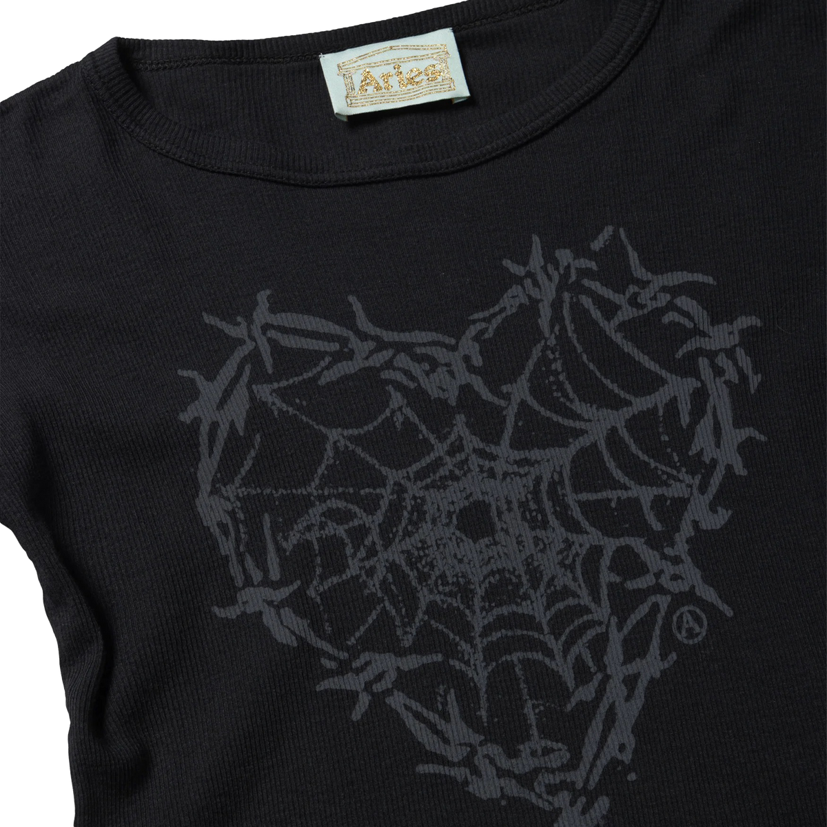 Aries Women's Barbed Love Baby Long Sleeve T-Shirt Black