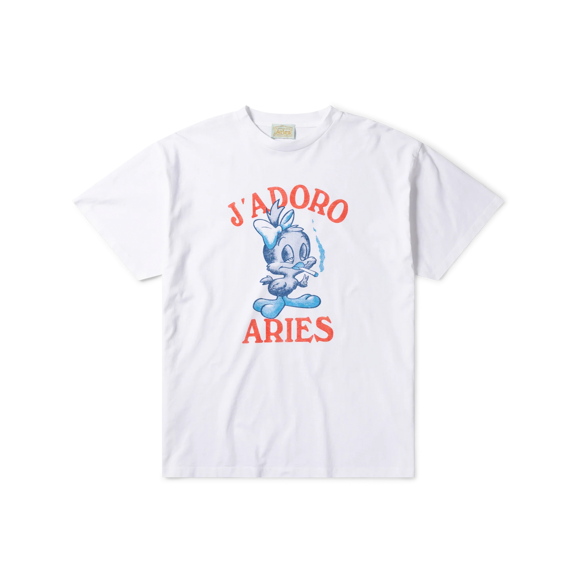Aries Women's J'adoro Weedie Pie Baby T-Shirt White