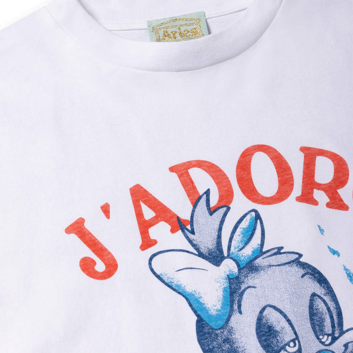 Aries Women's J'adoro Weedie Pie Baby T-Shirt White