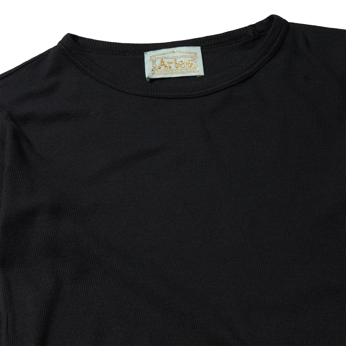 Aries Women's Temple Rib Long Sleeve Dress Black