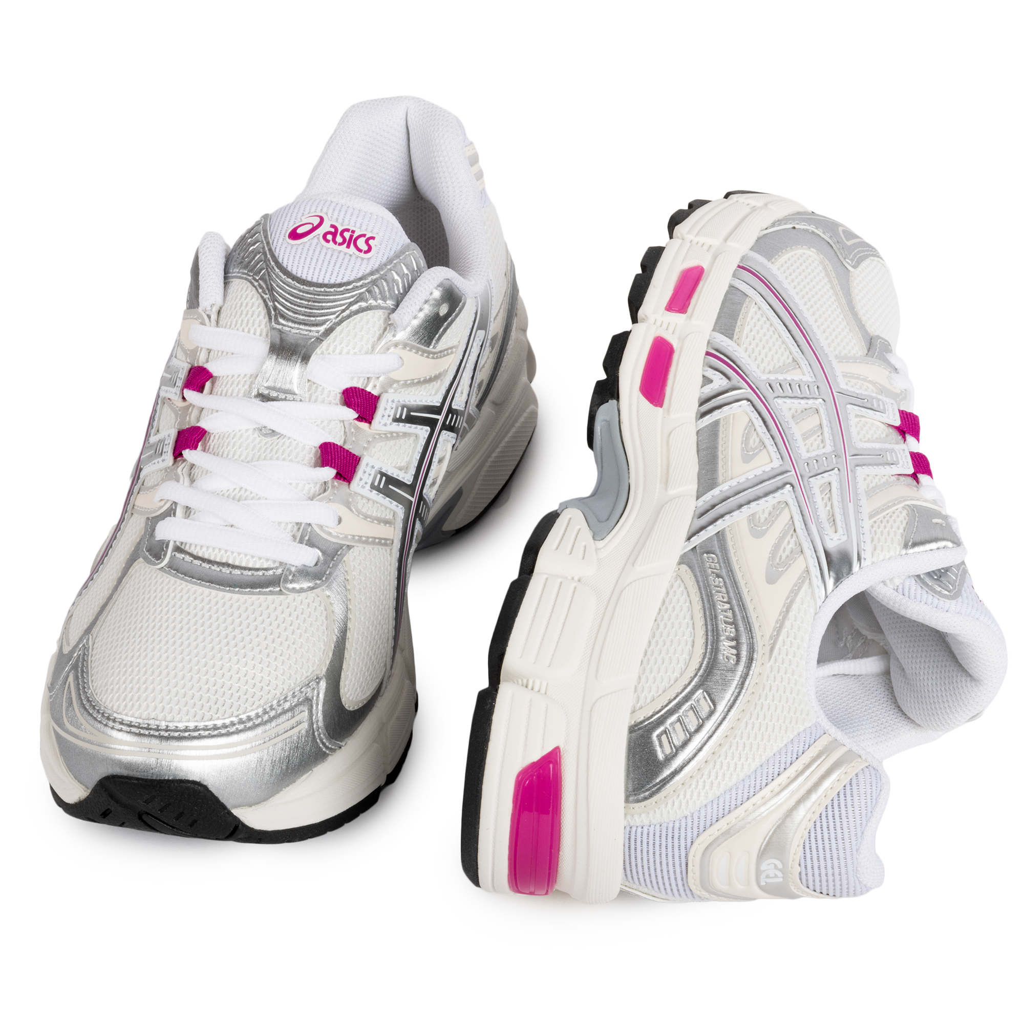 Asics Gel-Stratus Mc White/Raspberry 1203B049.101