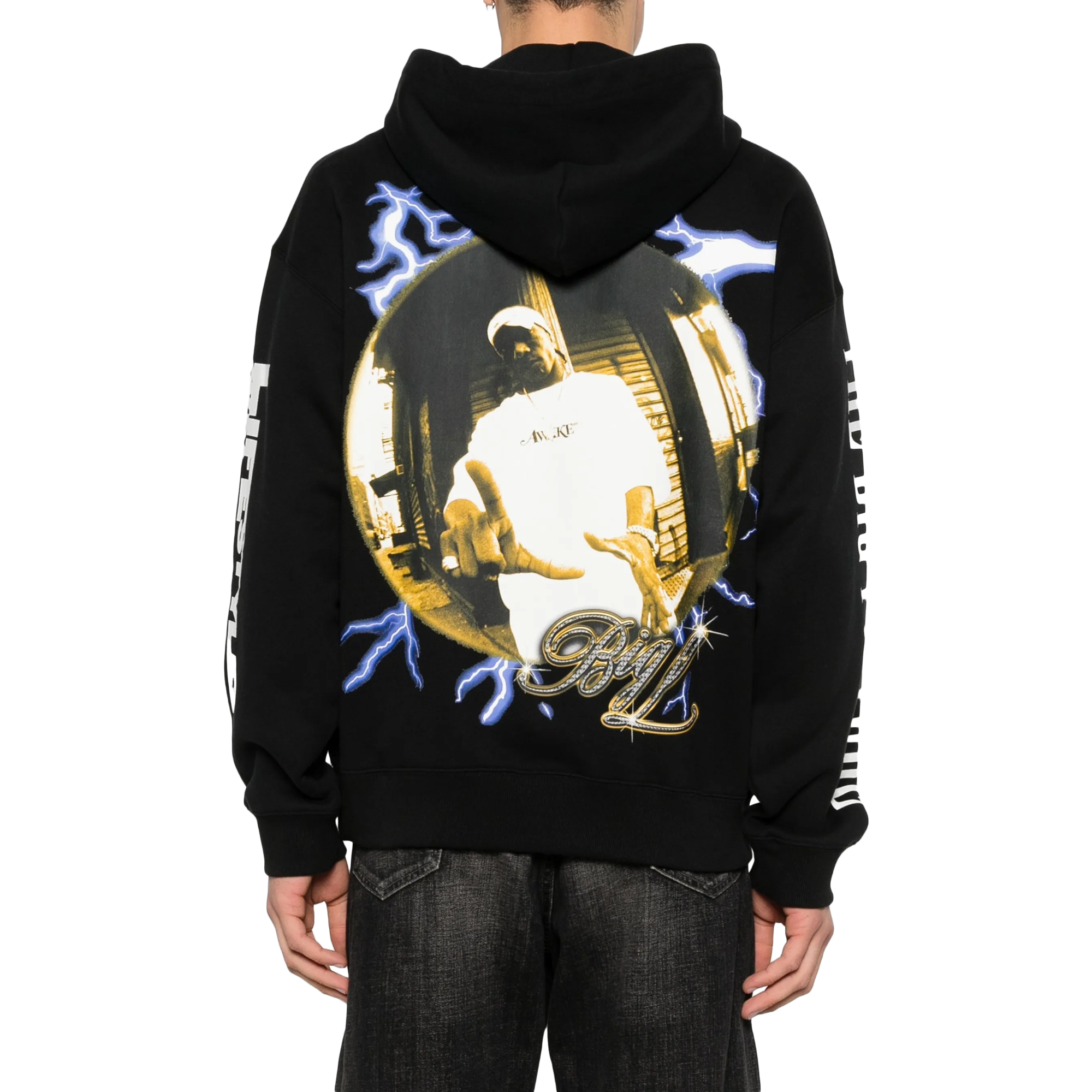 Awake NY The Big Picture Zip Hoodie Black