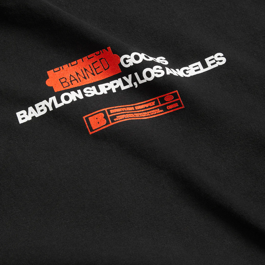 Babylon LA Banned Goods T-Shirt Black
