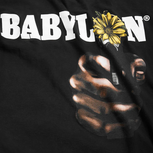 Babylon LA Daisy T-Shirt Black