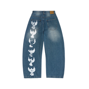 Kidsuper Baggy Dove Jeans Blue