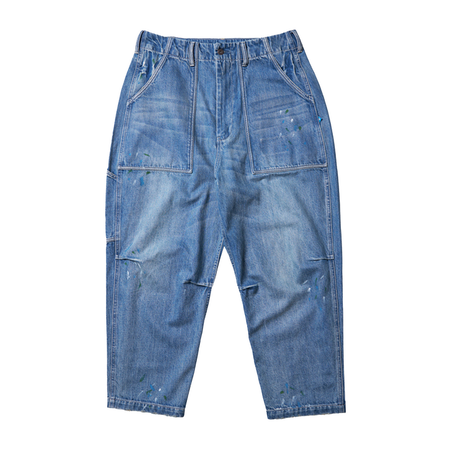 Liberaiders Baker Denim Sarrouel Pants Hard Wash