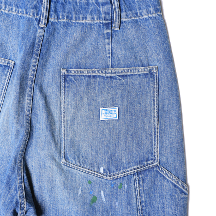 Liberaiders Baker Denim Sarrouel Pants Hard Wash