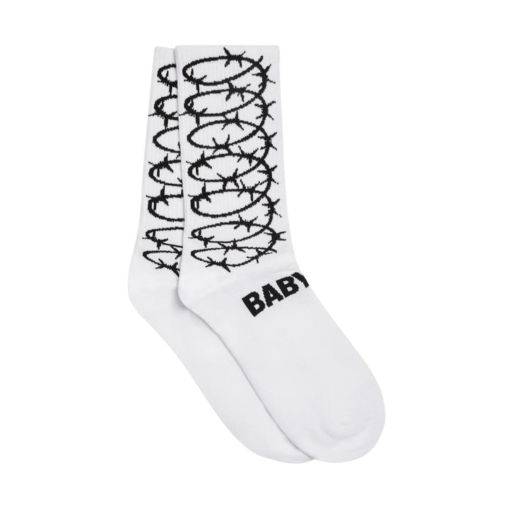 Babylon LA Barbed Socks White