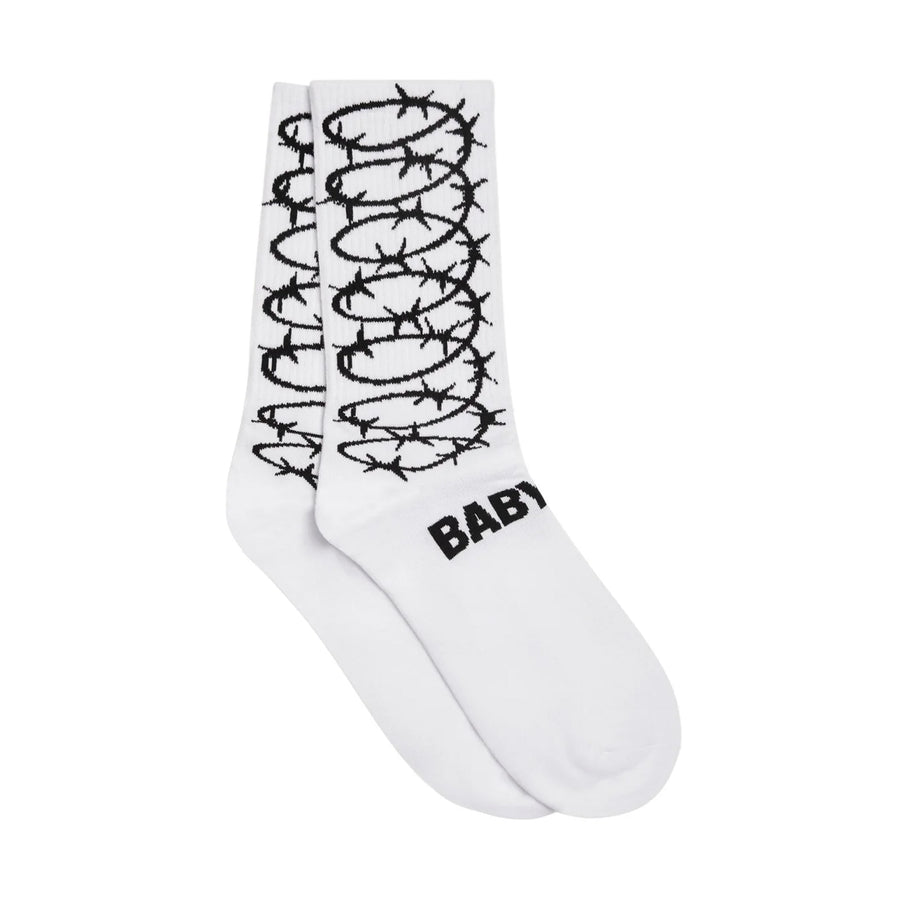 Babylon LA Barbed Socks White