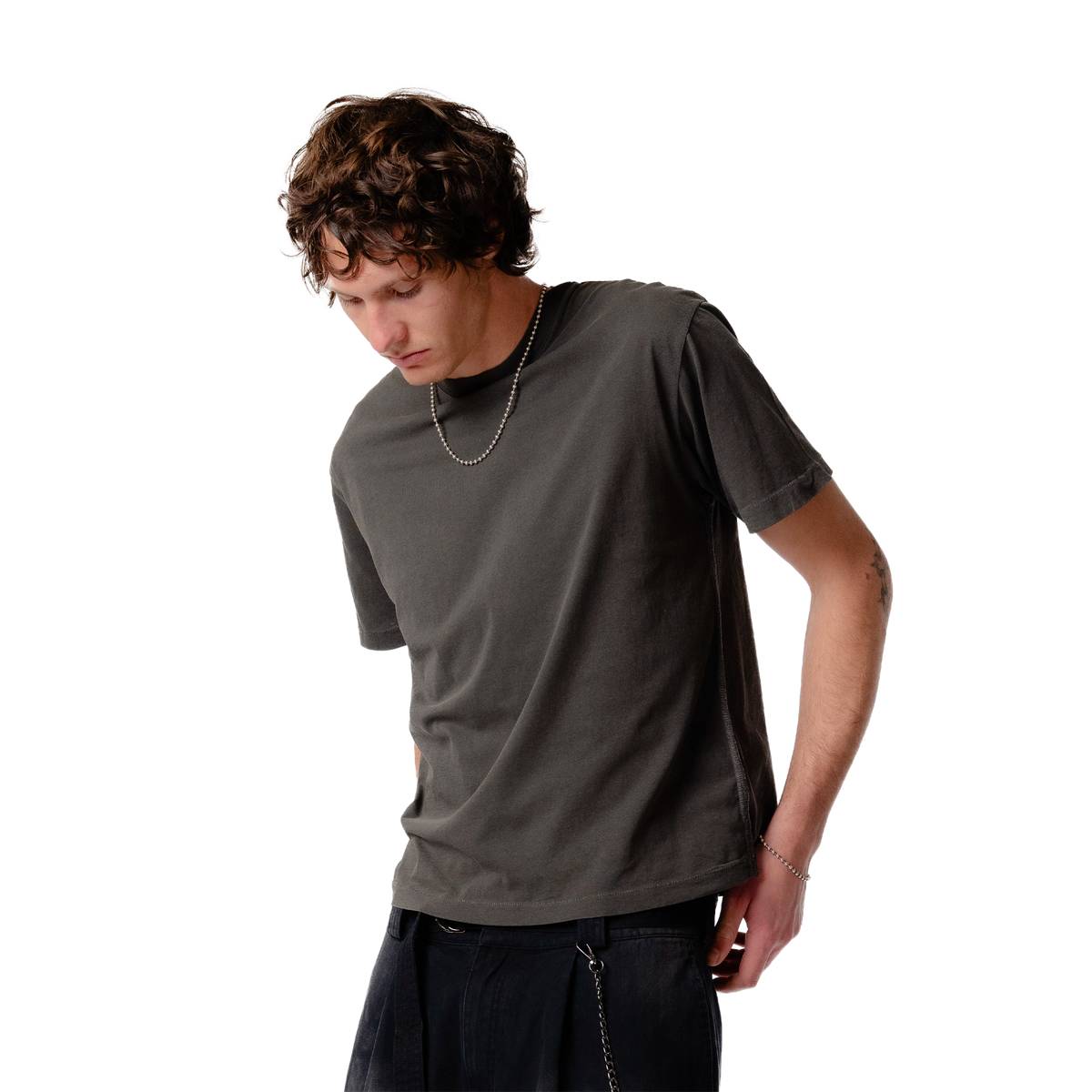 Beach Brains Tide T-Shirt Charcoal