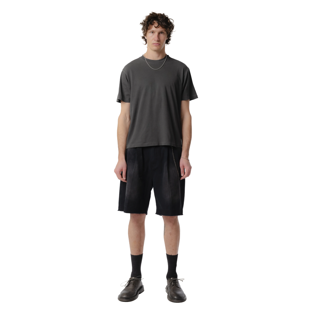 Beach Brains Tide T-Shirt Charcoal