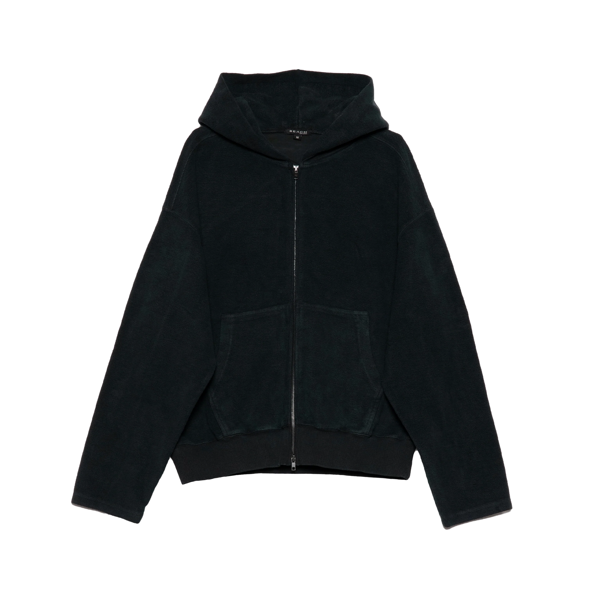 Beach Brains Bomber Zip Hood Black