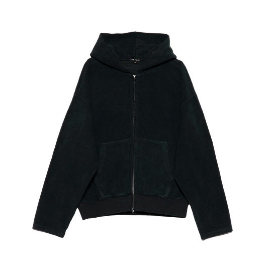 Beach Brains Bomber Zip Hood Black