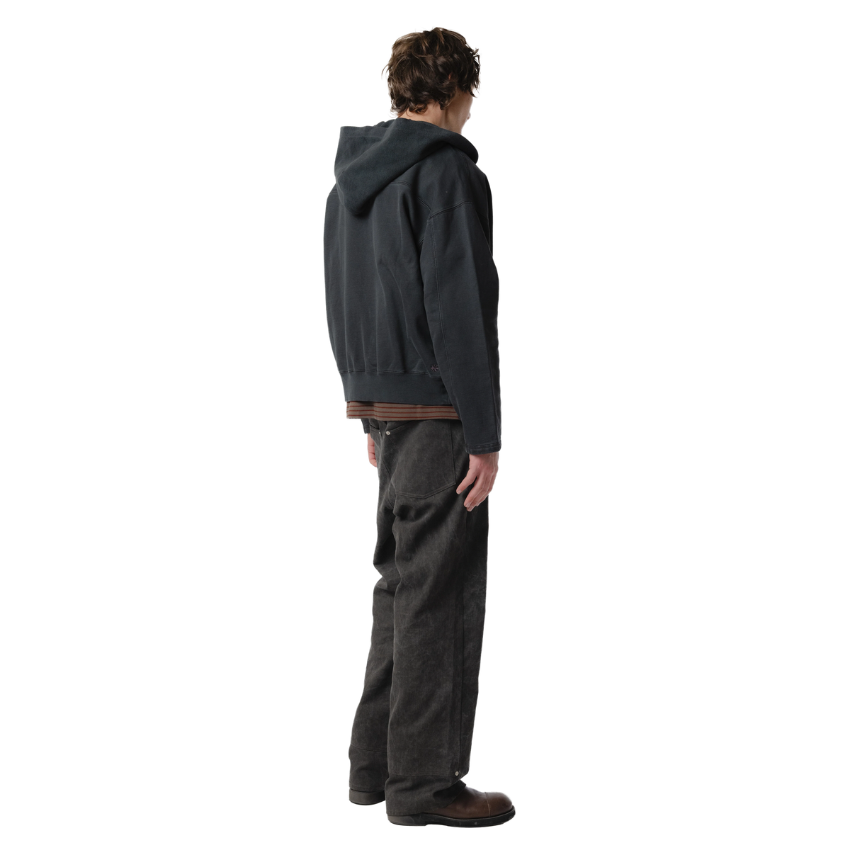 Beach Brains Bomber Zip Hood Black