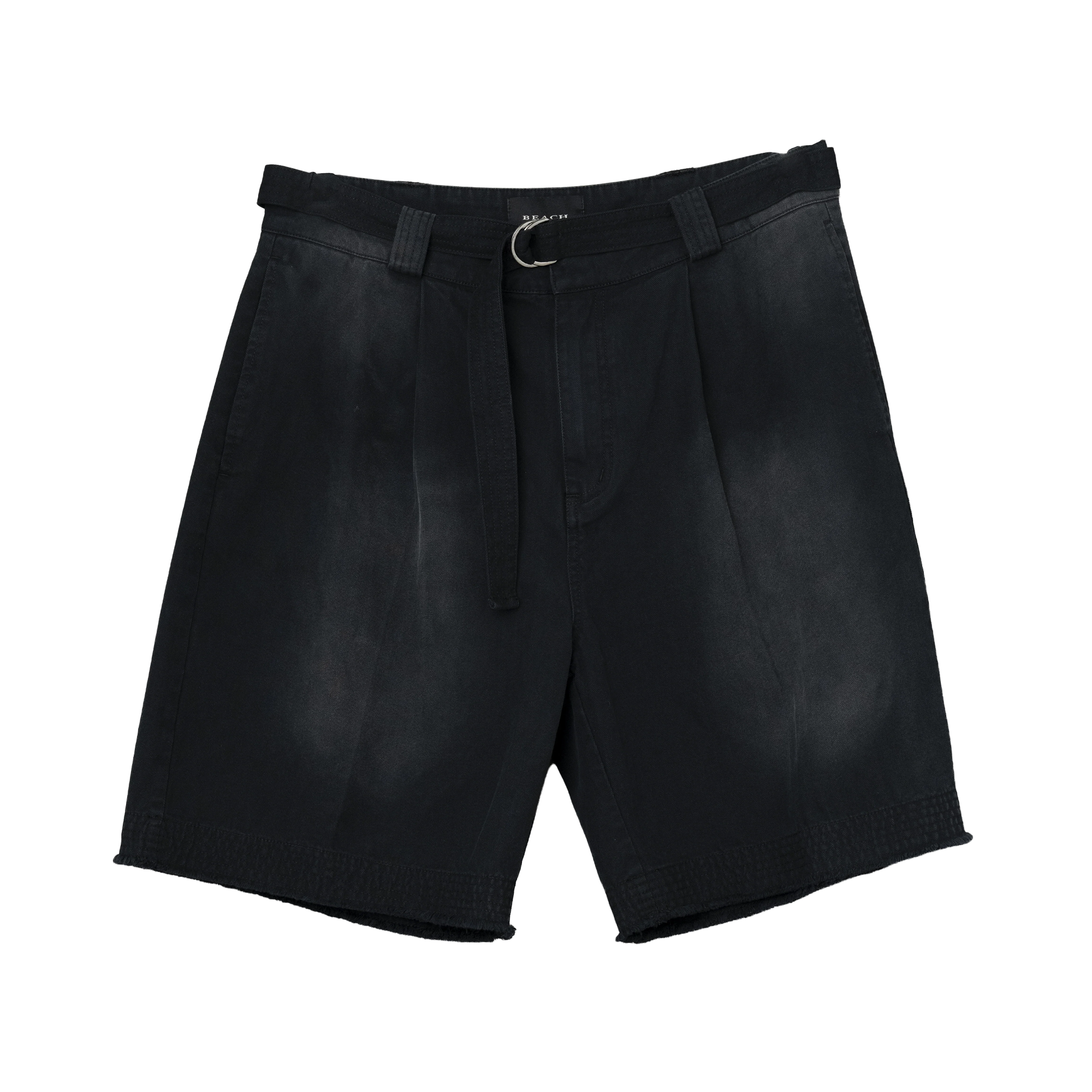 Beach Brains Pleated Work Short Black