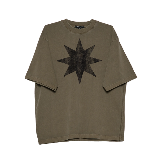 Beach Brains Star Dream T-Shirt Brown