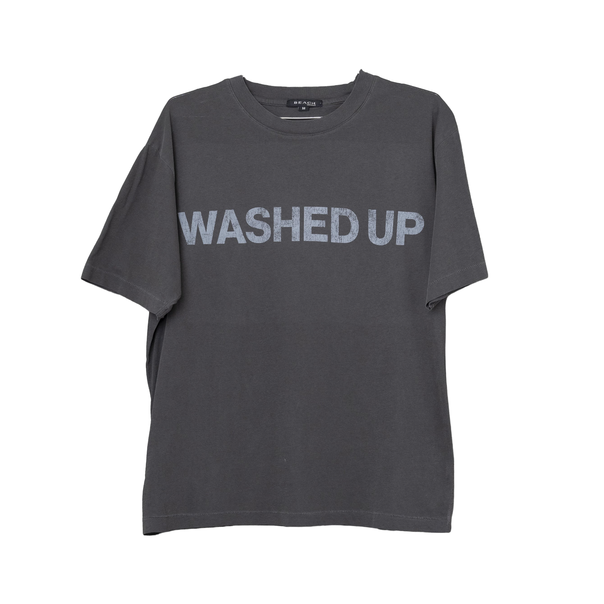 Beach Brains Washed Up Tide T-Shirt Charcoal
