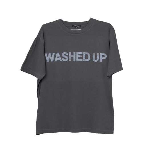 Beach Brains Washed Up Tide T-Shirt Charcoal