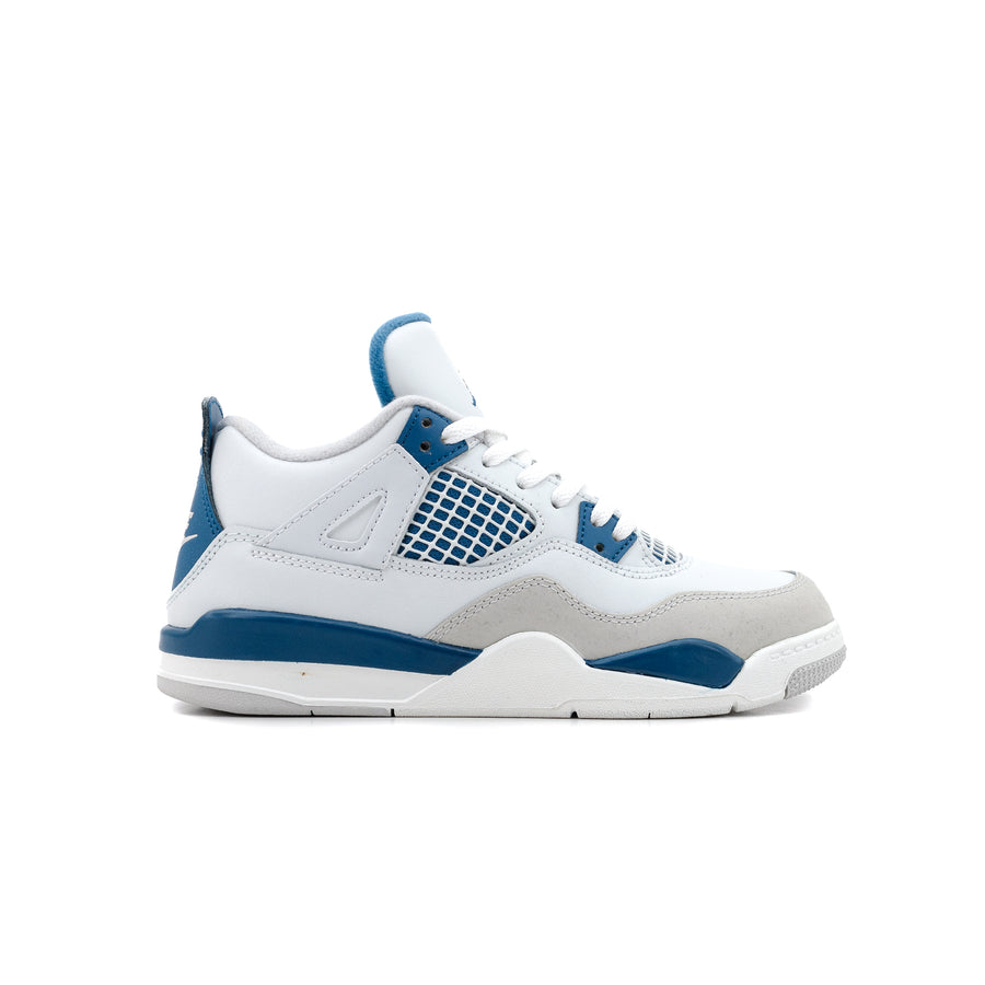 Nike Jordan 4 Retro (PS) Off White/Military Blue/Neutral Grey BQ7669-141