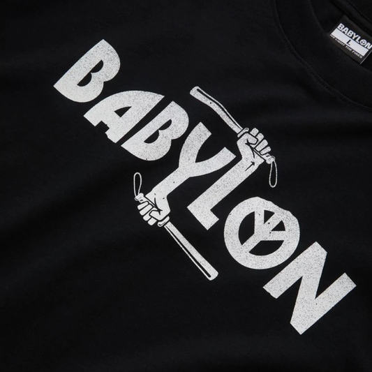 Babylon Baton T-Shirt Jet Black