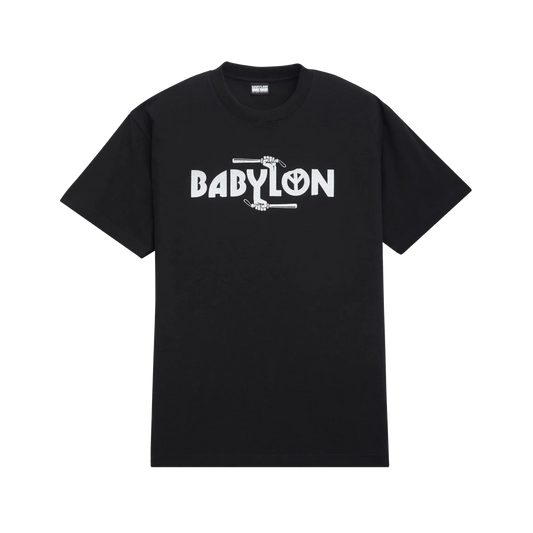 Babylon Baton T-Shirt Jet Black