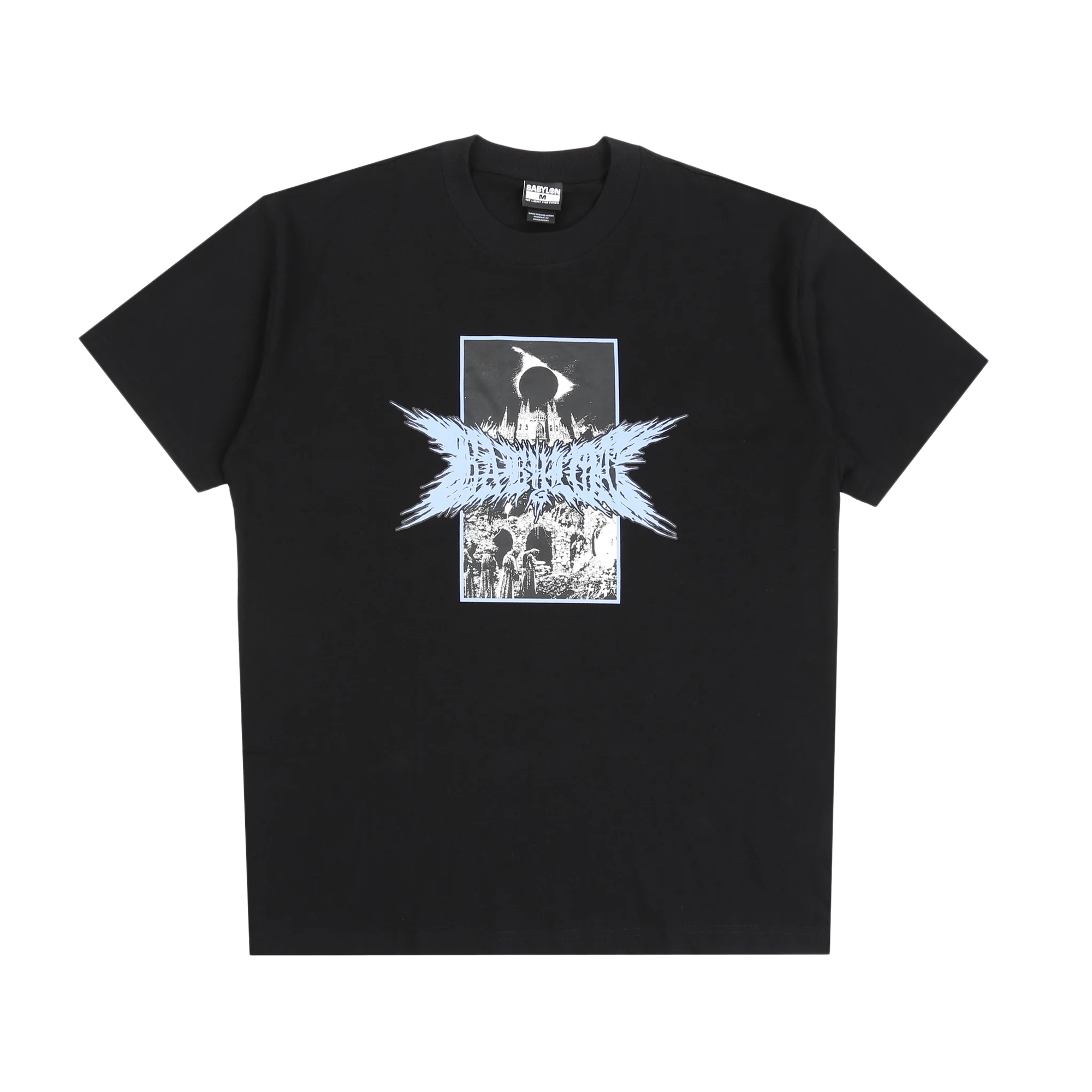 Babylon Black Metal Tee Jet Black