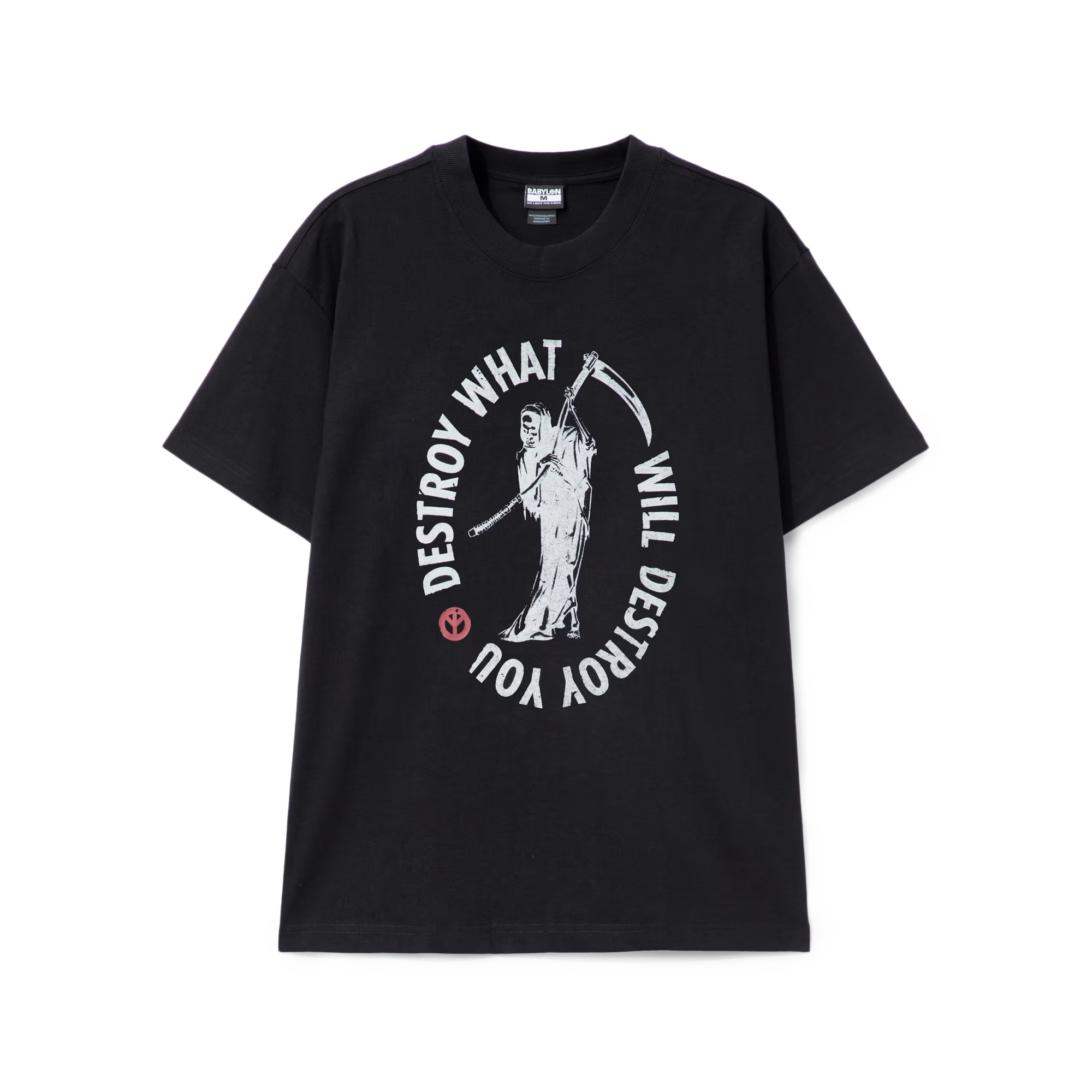 Babylon Destroy Reaper Tee Jet Black