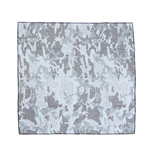 Babylon Ghillie Camo Bandana Ghillie Print Black