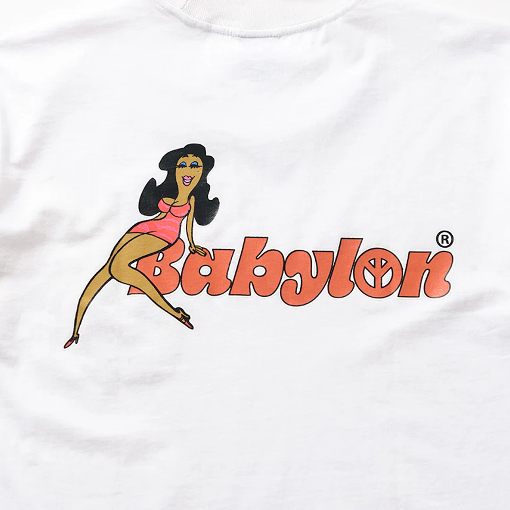 Babylon Groovy Lady Tee Pure White