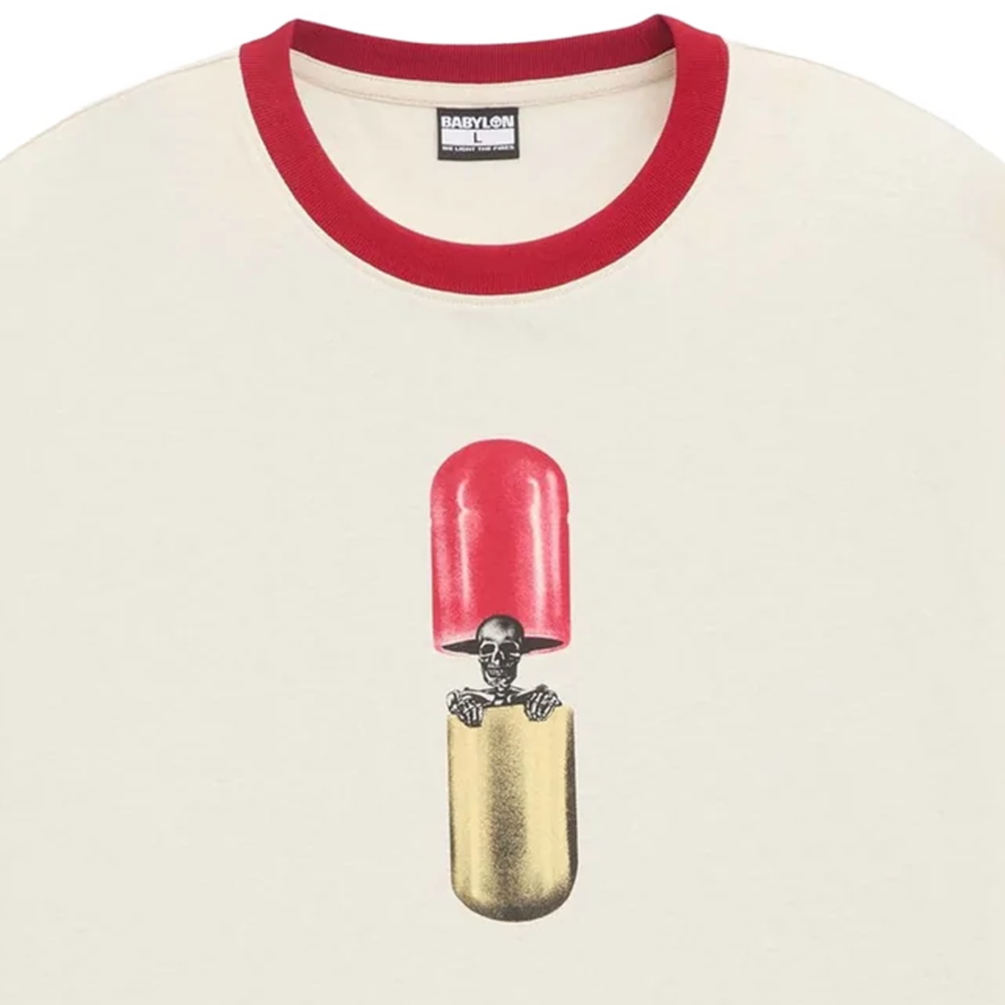 Babylon Ringer T-Shirt Sandy Shore