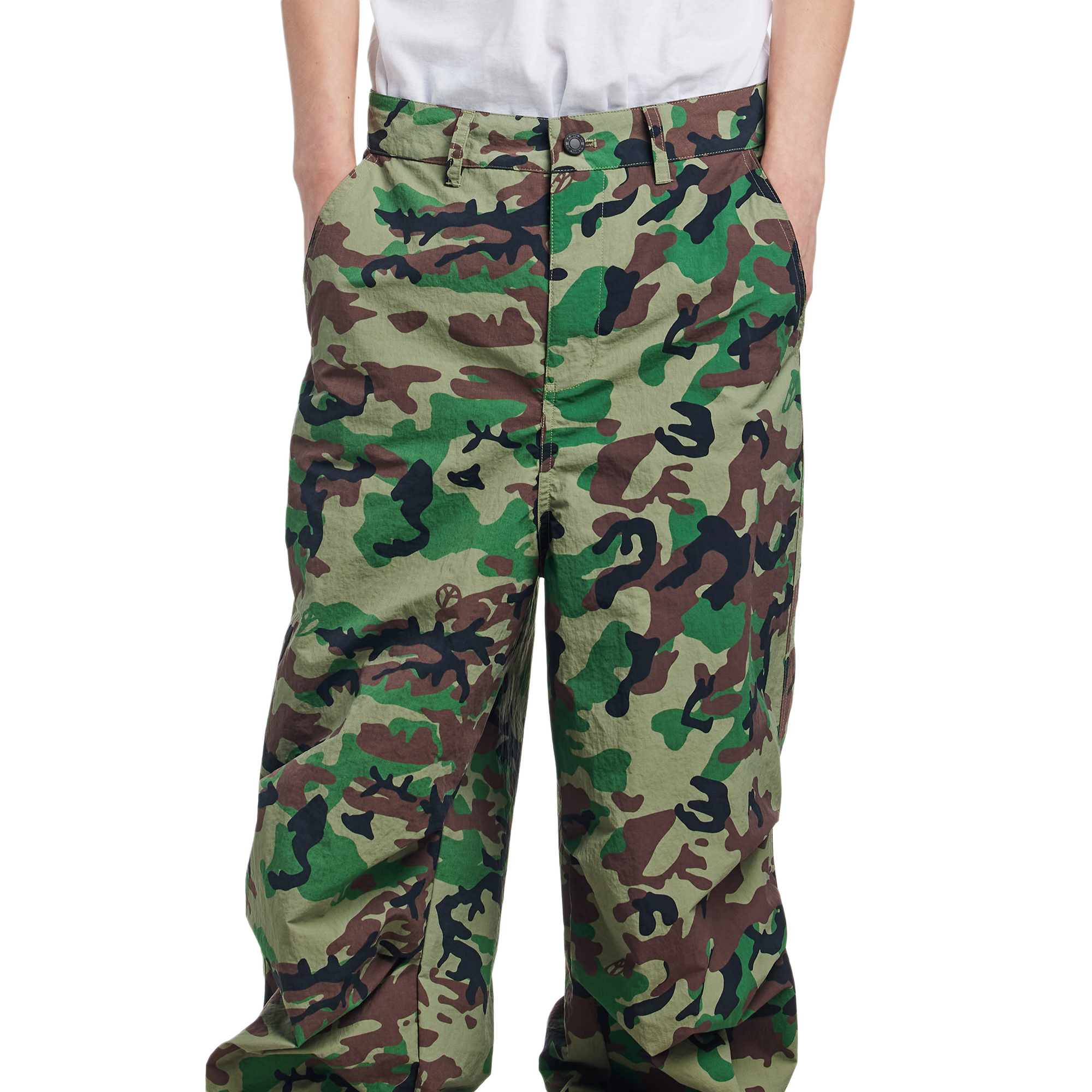 Babylon Ripstop Camo Pants Ghillie Camo Green