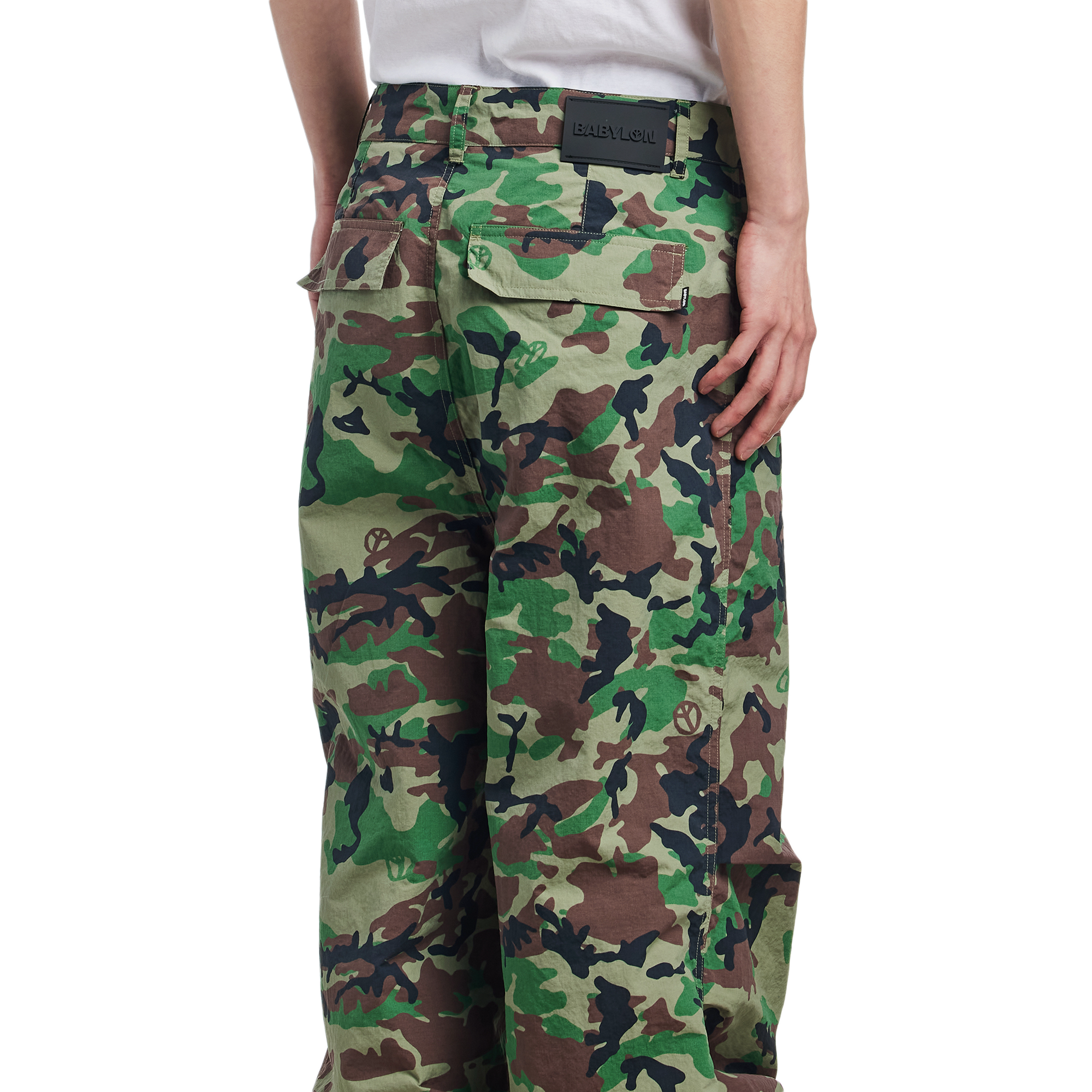 Babylon Ripstop Camo Pants Ghillie Camo Green