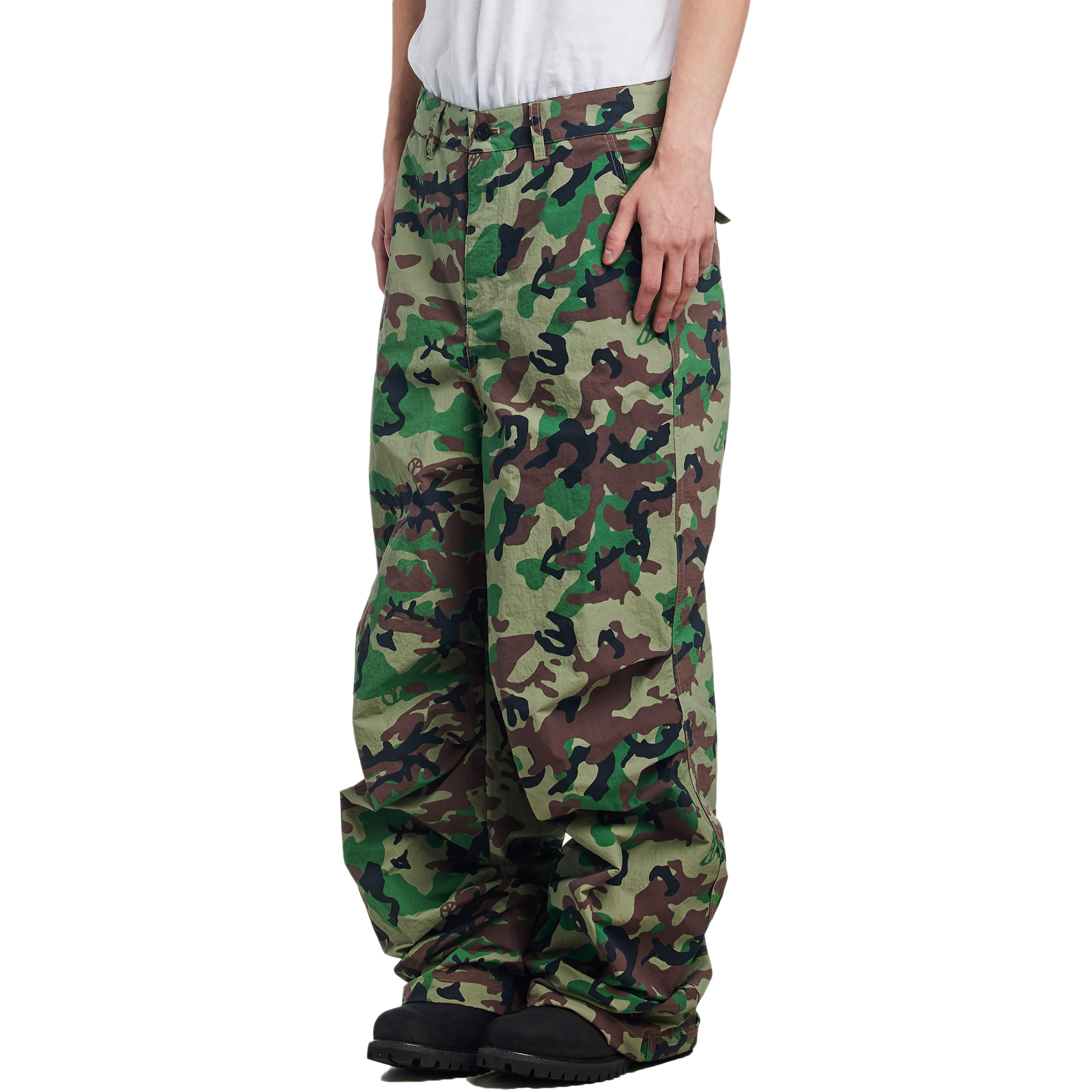 Babylon Ripstop Camo Pants Ghillie Camo Green