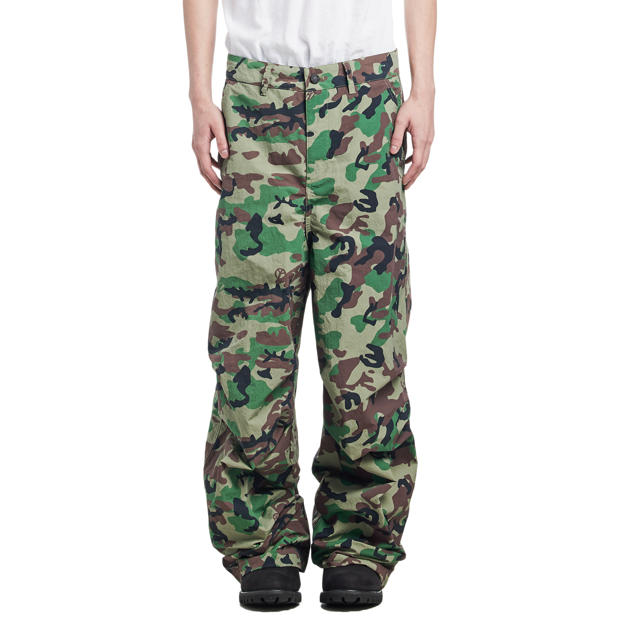 Babylon Ripstop Camo Pants Ghillie Camo Green