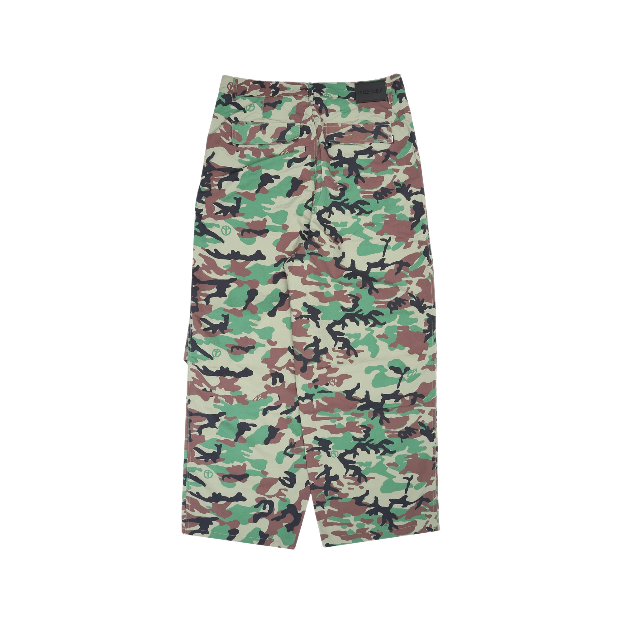 Babylon Ripstop Camo Pants Ghillie Camo Green