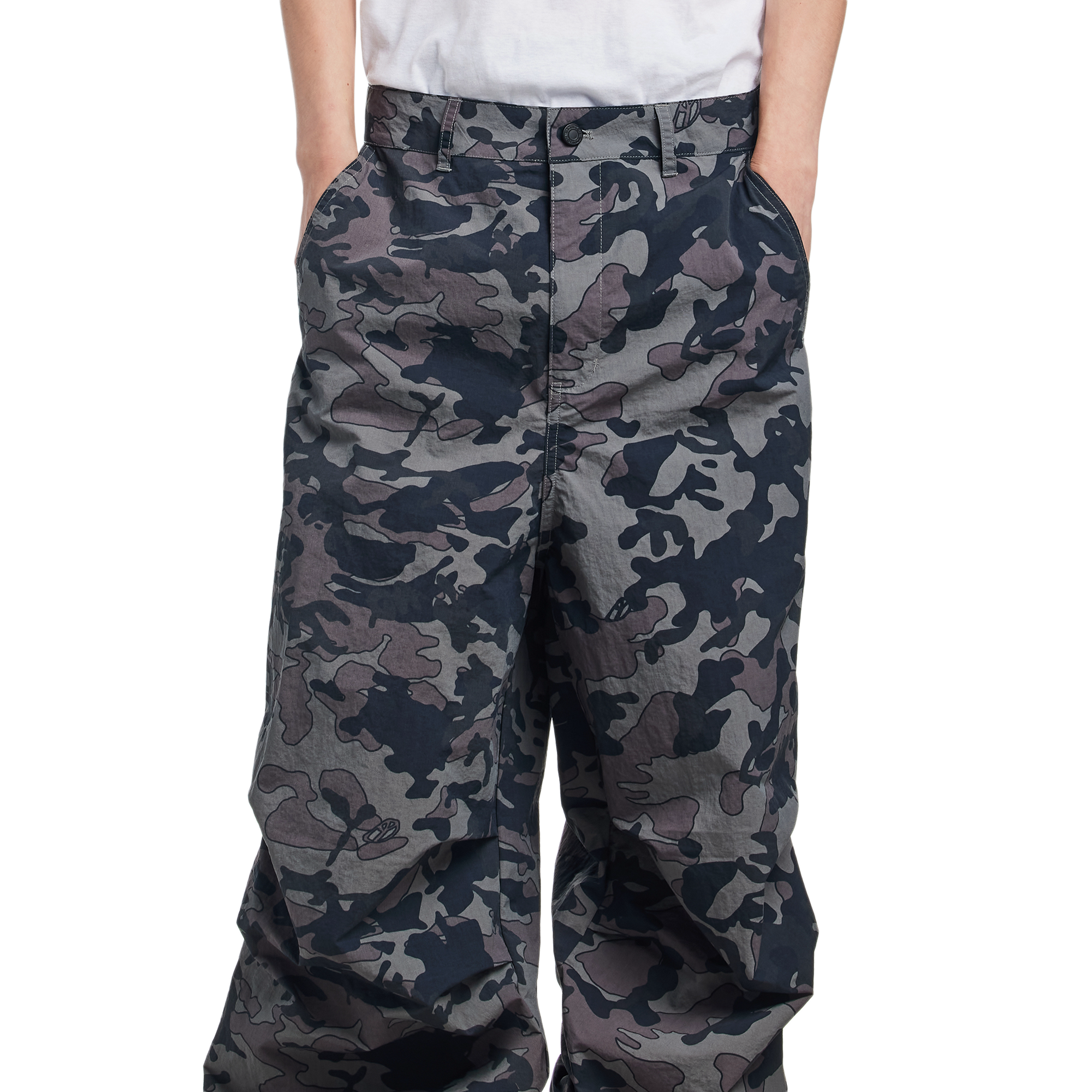 Babylon Ripstop Camo Pants Ghillie Print Black