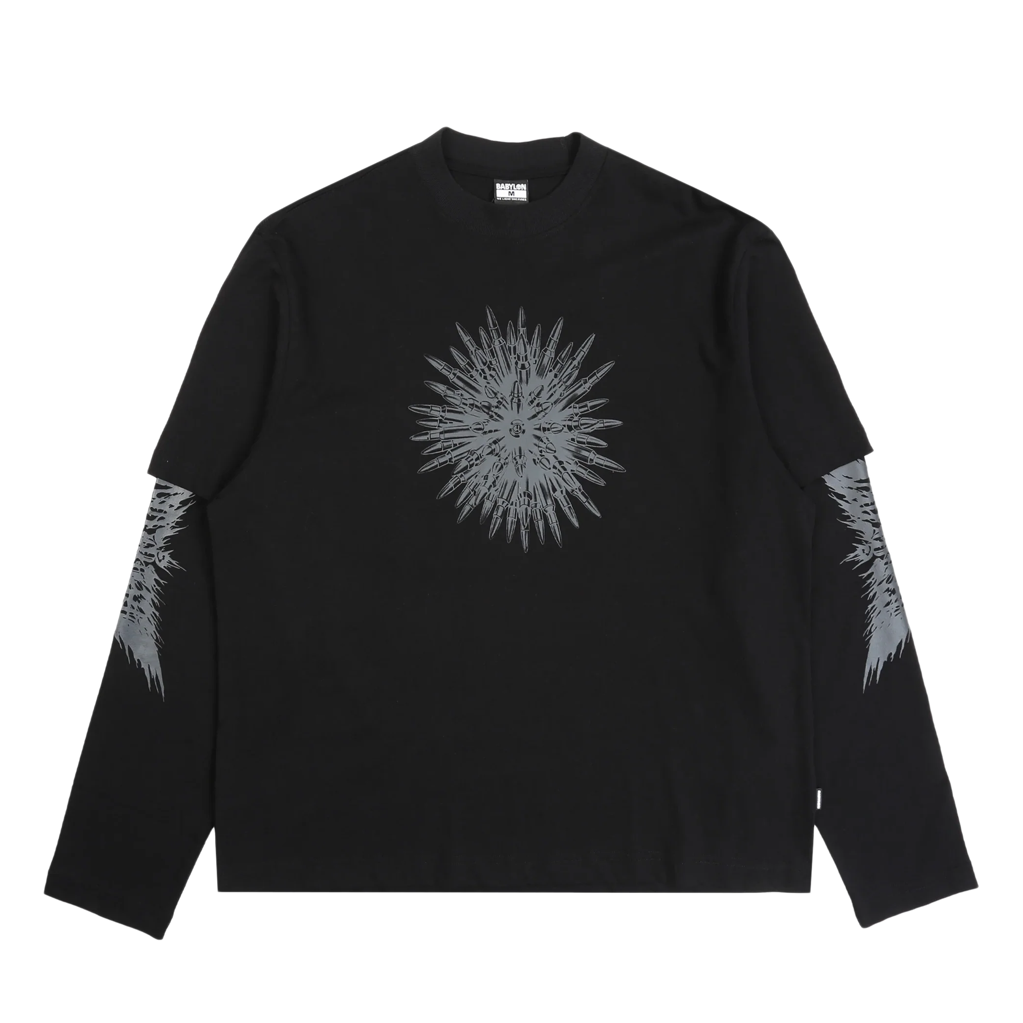 Babylon Twofer Long Sleeve Jet Black