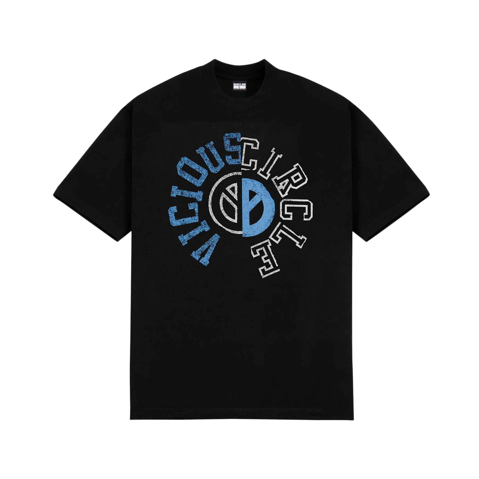 Babylon Vicious Circle Short Sleeve Tee Jet Black