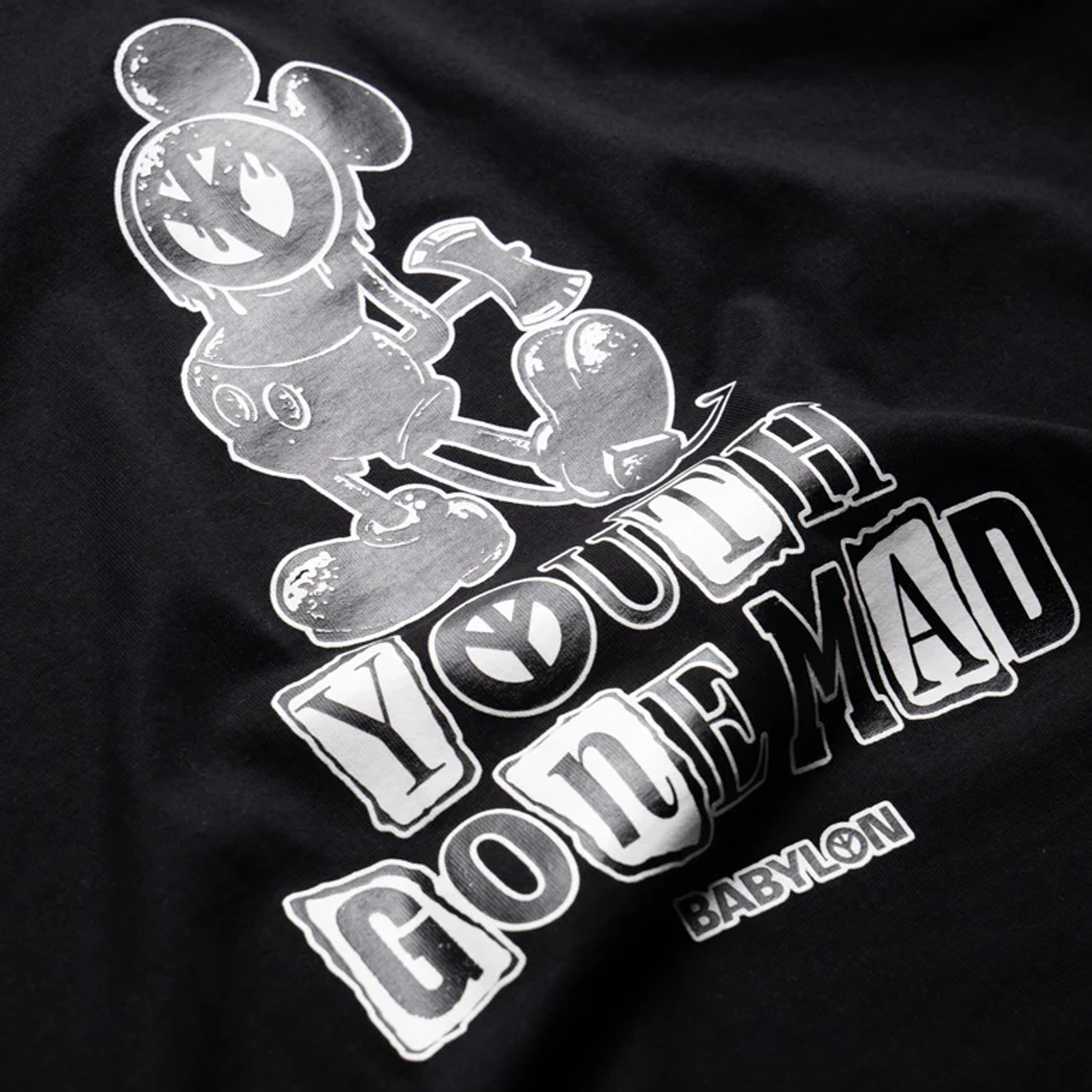 Babylon Youth Gone Mad Tee Jet Black